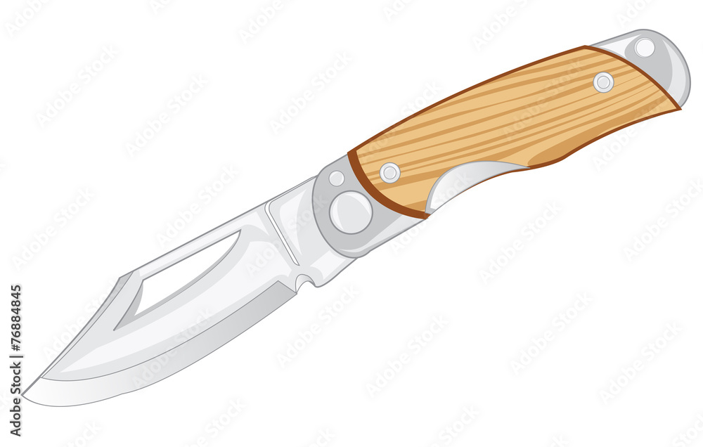 Obraz premium Folding knife