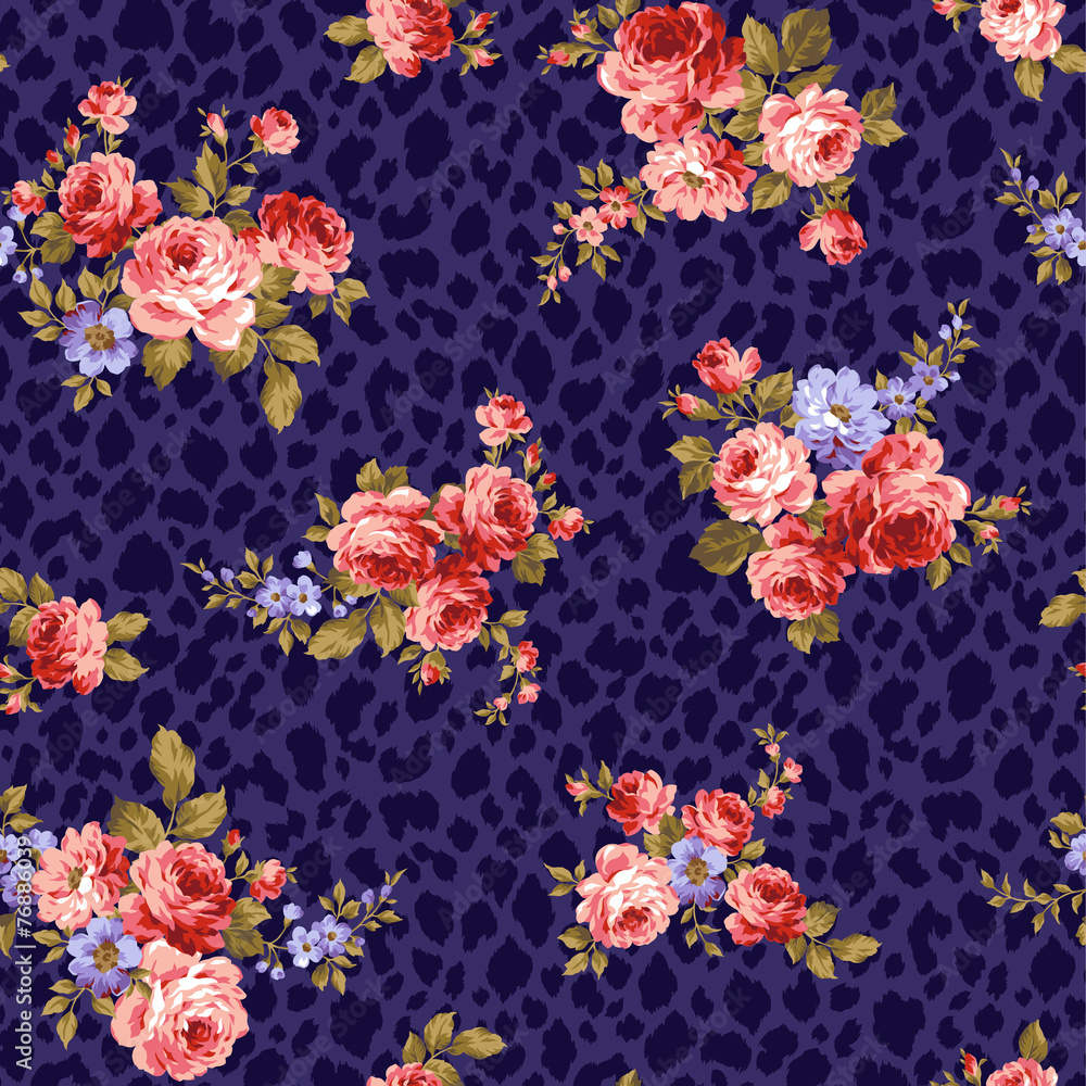 custom made wallpaper toronto digitalバラのパターン