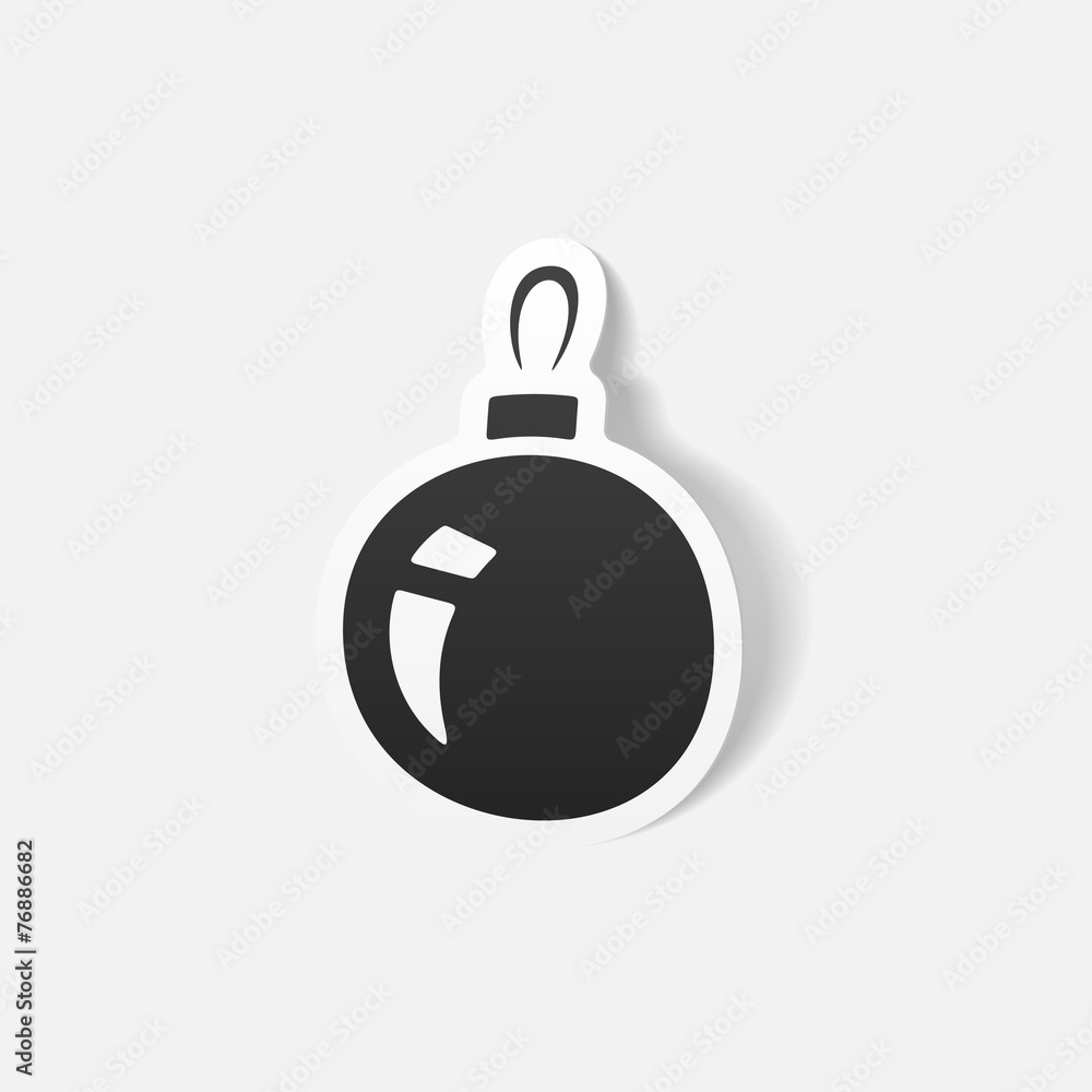 realistic design element: christmas ball realistic design element: christmas ball