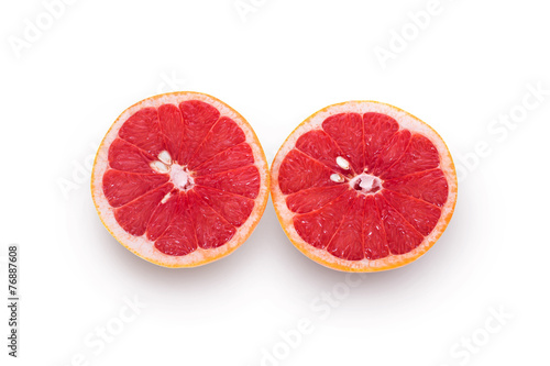 Two half a grapefruit