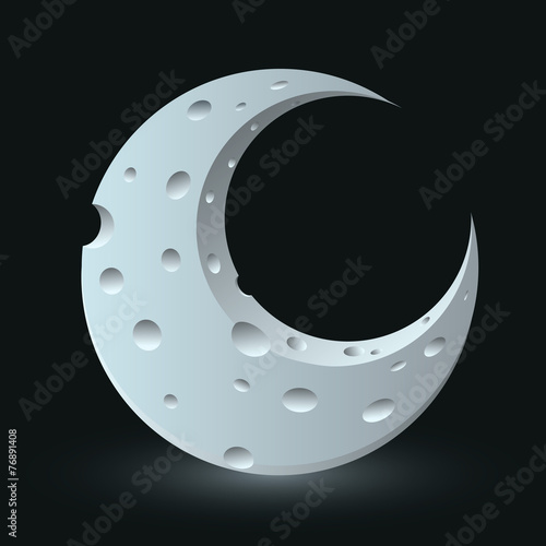 Vector moon illustration