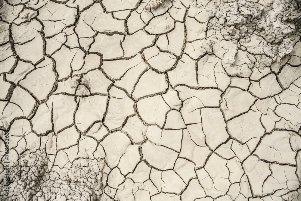 Fototapeta premium shrinkage cracks