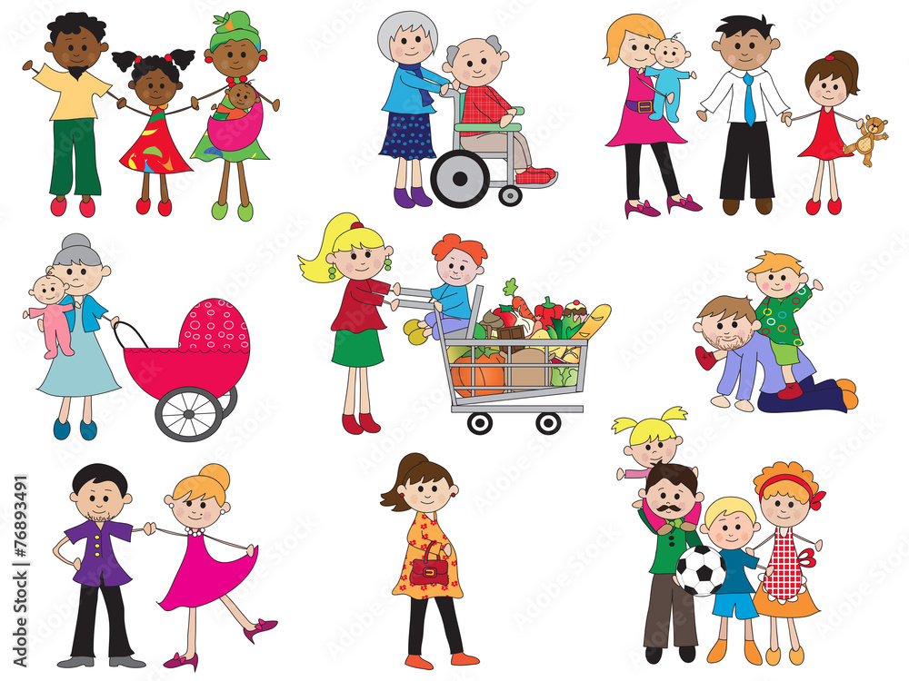 Fototapeta premium family
