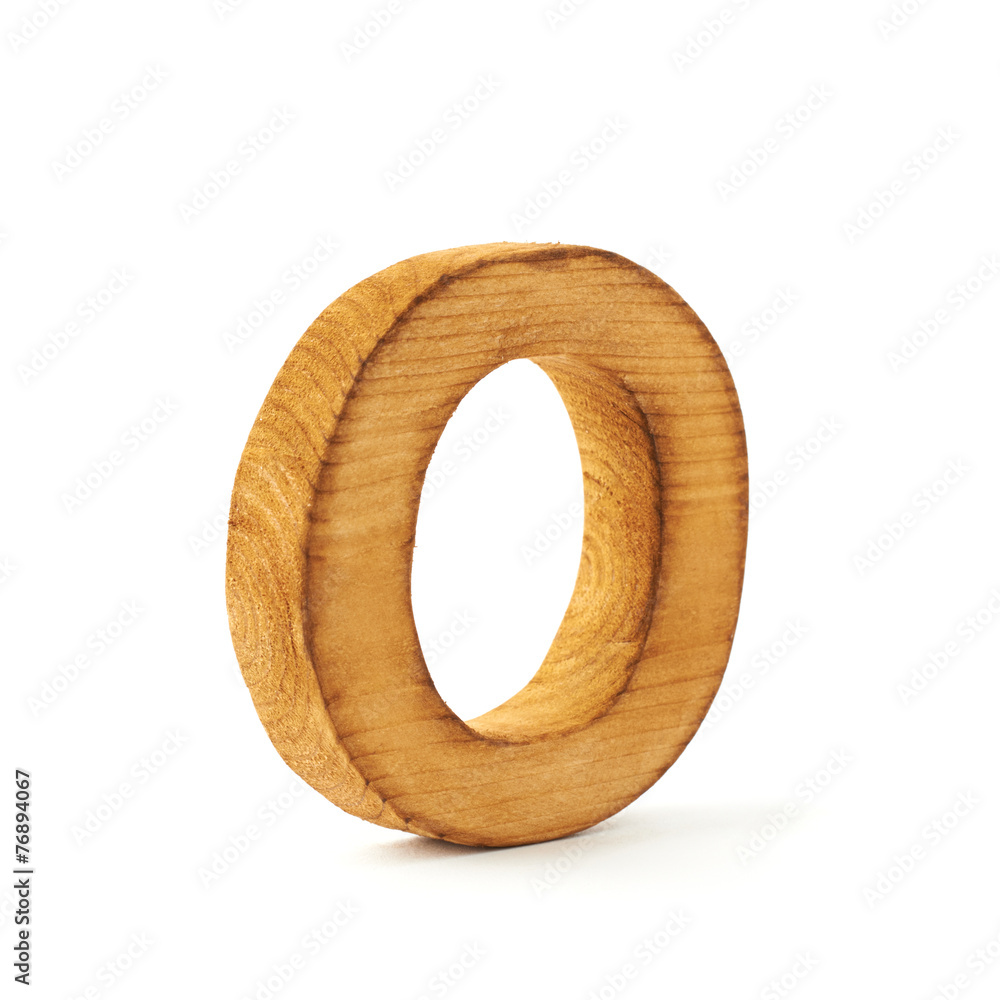Capital block wooden letter isolated Capital block wooden letter isolated