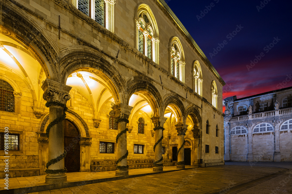 Rector's palace.Dubrovnik. Croatia.