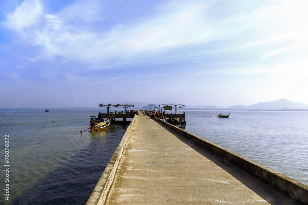 Koh Mook Island Pier.