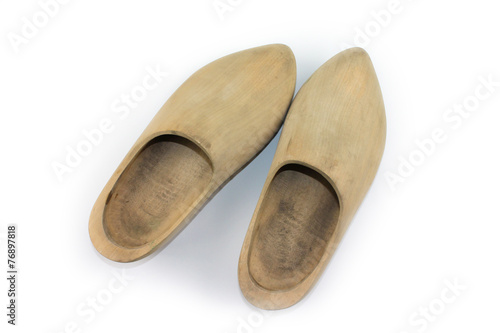 Obraz na plátně Wooden shoes - clogs