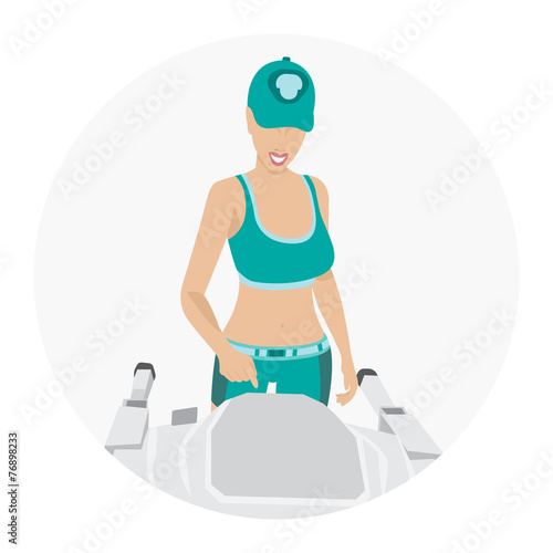 Sport woman - fitness