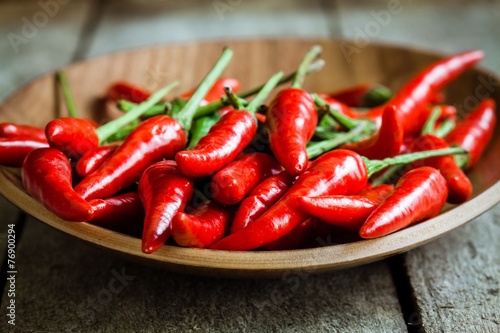 red hot chili peppers in the dish