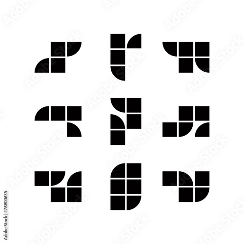 Abstract geometric simplist...