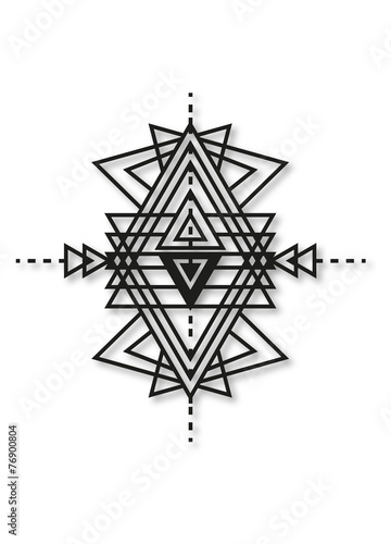 geometrisches Tattoo Muster