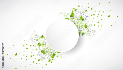 Eco manufacture abstract technology background.