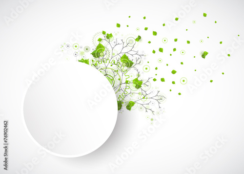Eco manufacture abstract technology background.