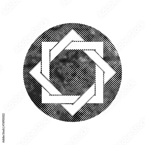 Eight point star vector sym...