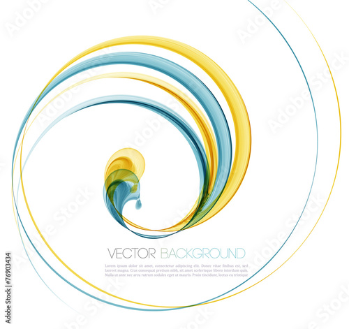 Abstract twist line  background. Template brochure design