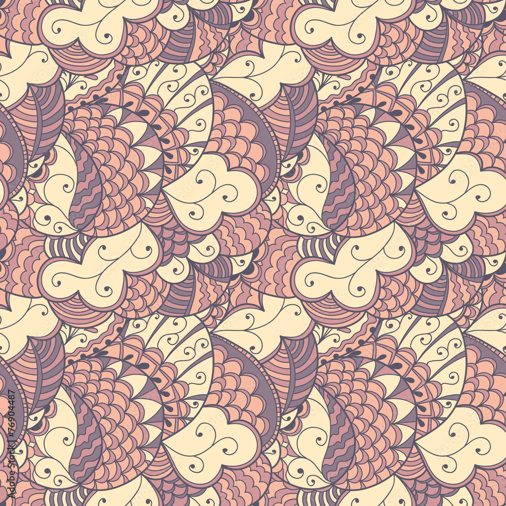 Abstract seamless doodle pattern Abstract seamless doodle pattern