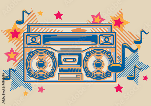 Boom box melody