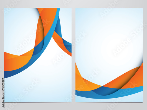 vector business brochure, flyer template