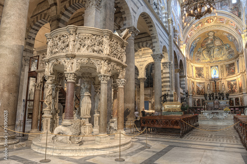 Pisa Cathedral interior, Italy photo