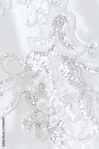 Fototapeta Naklejka Na Ścianę i Meble -  Beautiful wedding dress detail