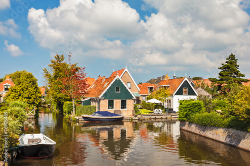 The small Dutch village of Hindeloopen photo