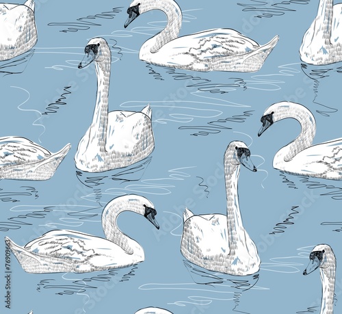 sketch swan