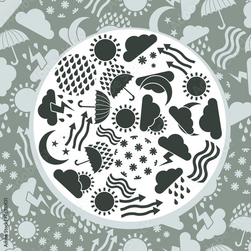 Weather icons vector set, s...