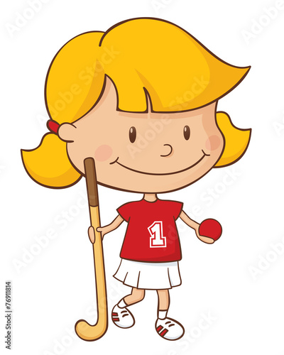 Field Hockey Girl