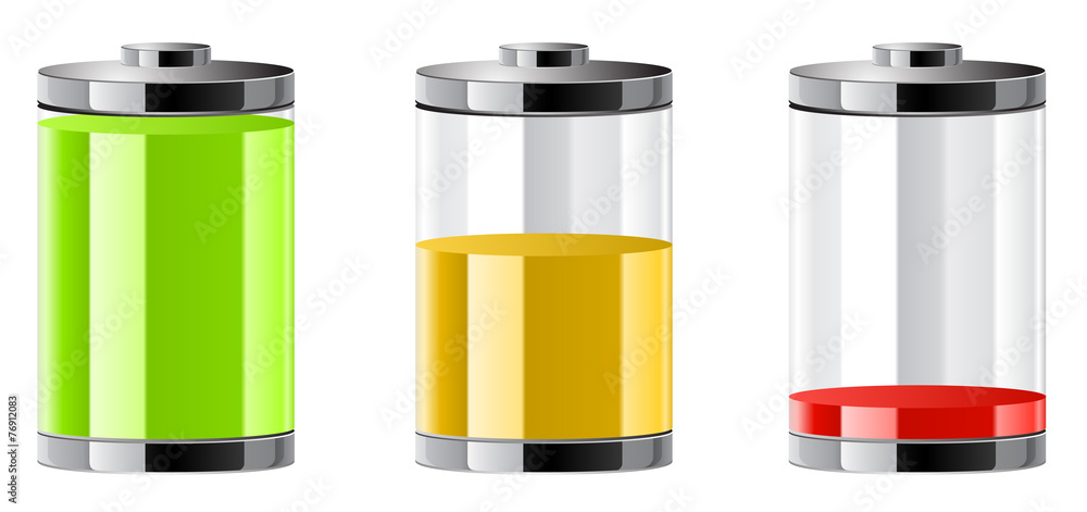Level of the battery charge. High, normal, low. Level of the battery charge. High, normal, low.