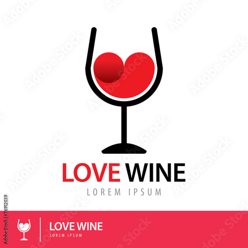 Love wine logo