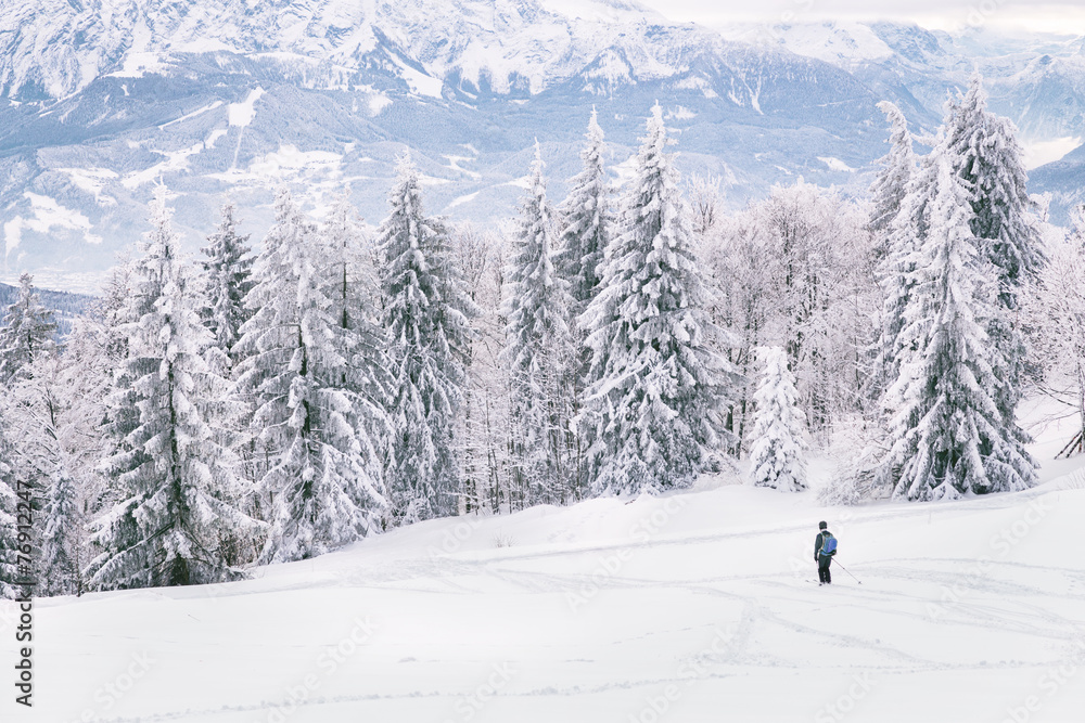 Wintersport am Gaisberg