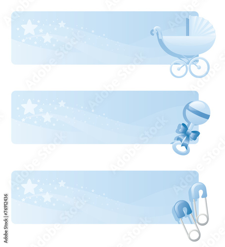 Baby Boy Banners