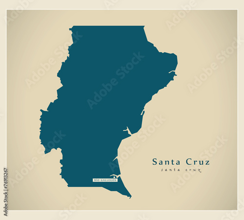 Modern Map - Santa Cruz AR photo