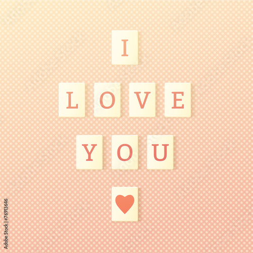 valentines day, scrabble letter tiles