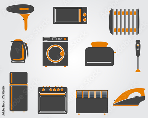 Kitchen simple icons