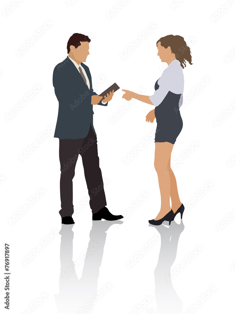 Fototapeta premium Business situations