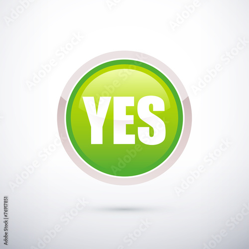 green button YES