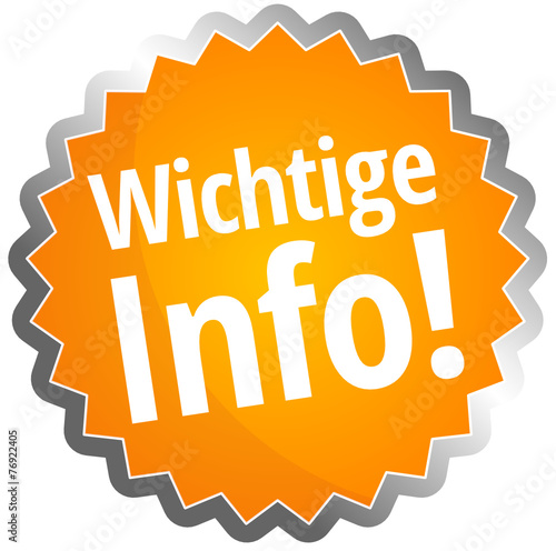 Wichtige Info