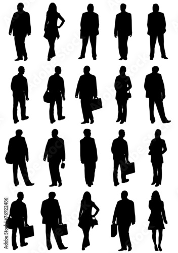 Illustration of business people