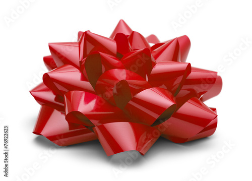Red Present Bow