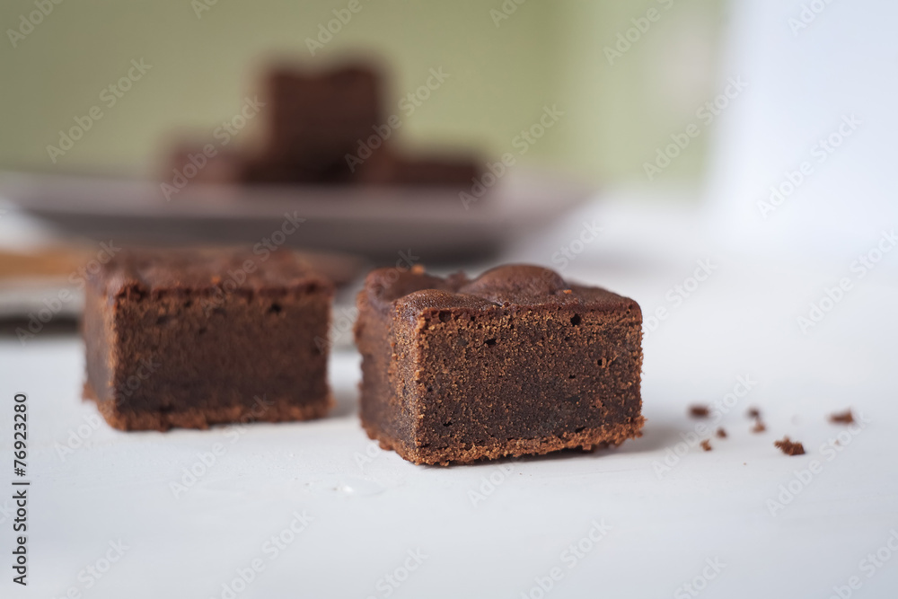 Brownies With a Wood Spoon Brownies With a Wood Spoon