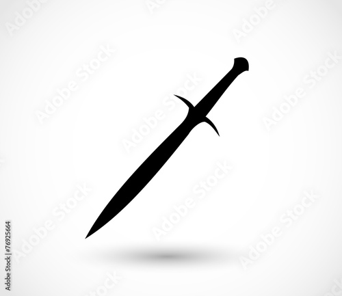 Sword icon vector