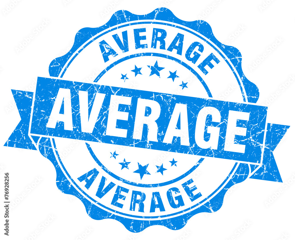 Fototapeta premium average blue vintage isolated seal