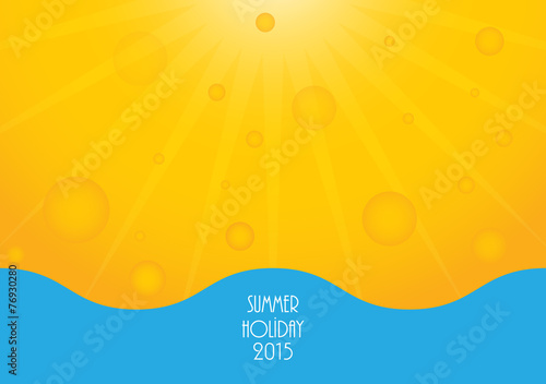 Summer holiday background, Vector illustration, eps10