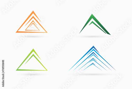 angle Business abstract logo template
