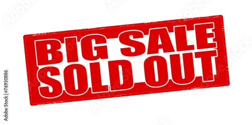 Big sale sold out