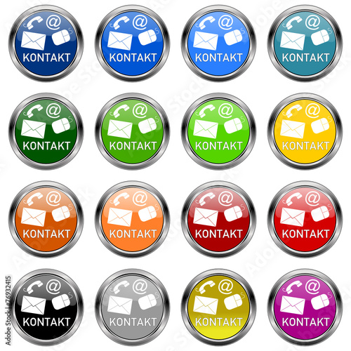 Kontakt Button bunt  #150127-05