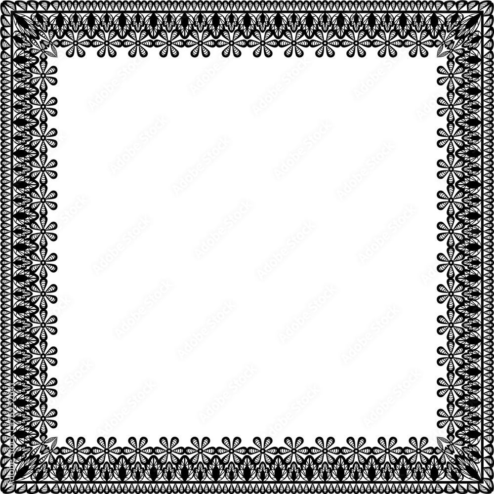 black lace frame black lace frame