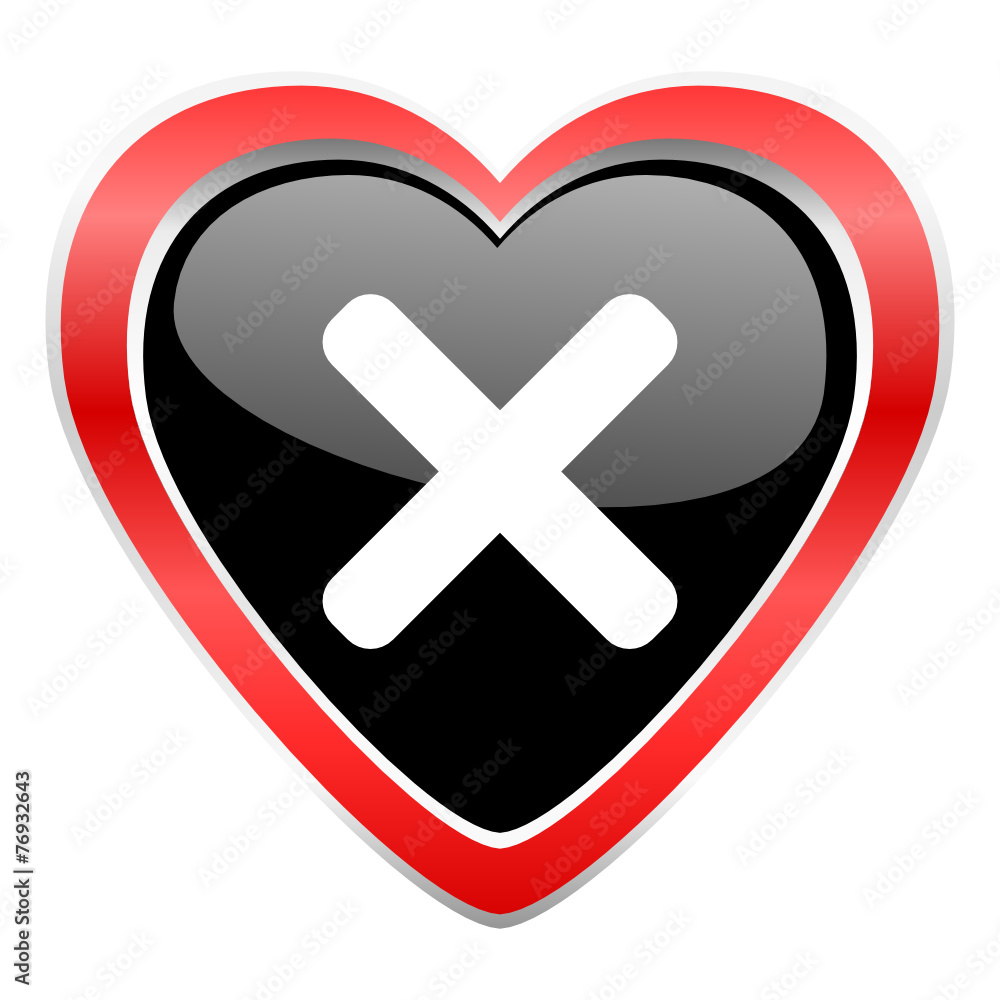 Obraz premium cancel web icon