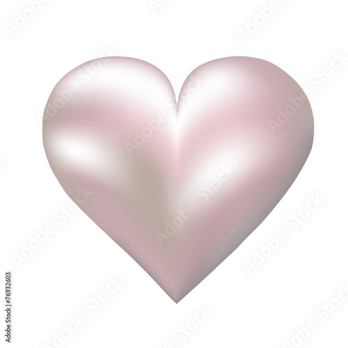 pearl shaped heart